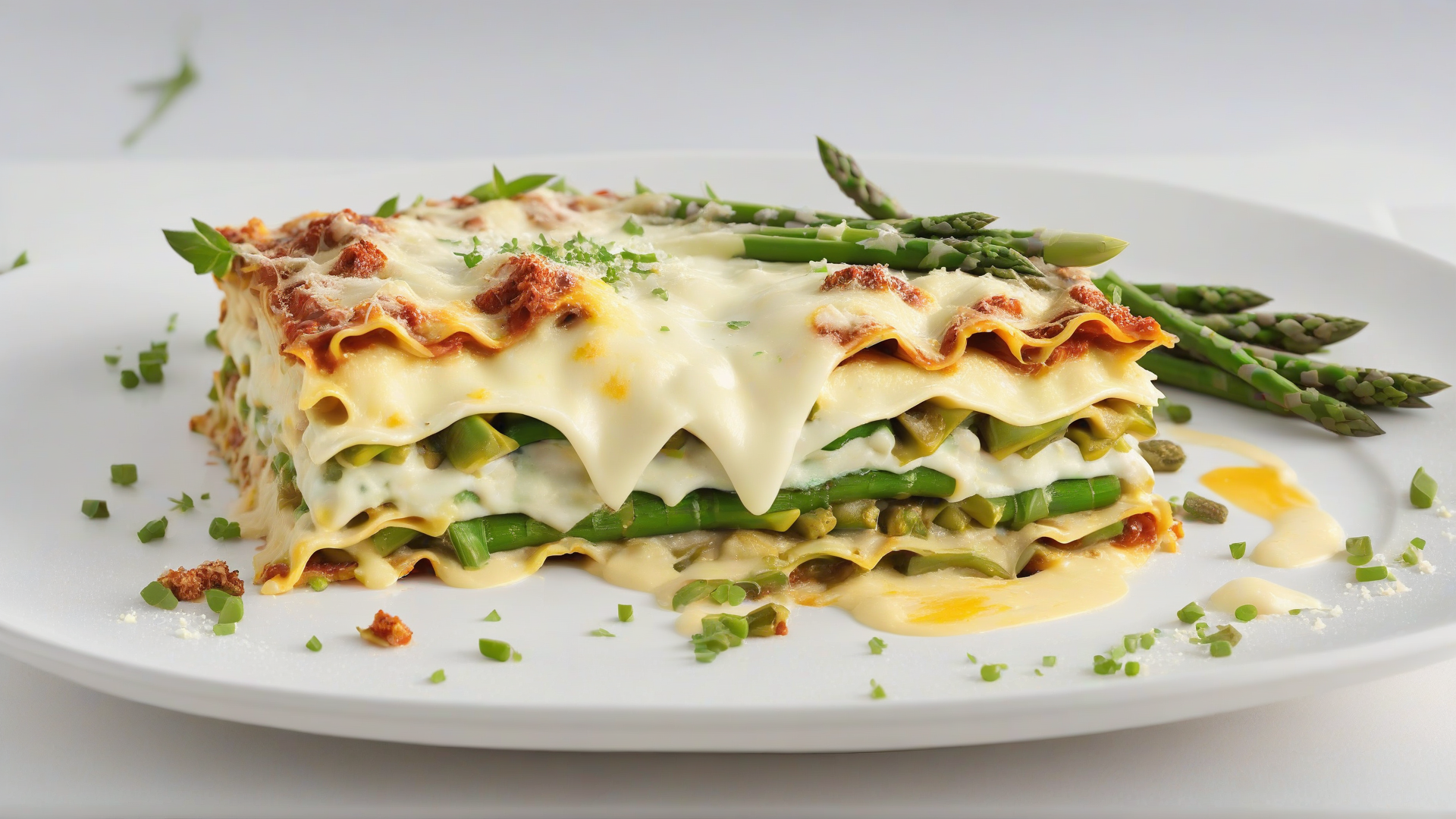 lasagne con asparagi